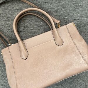 Target A New Day Tan Brown pebble leather-like crossbody purse